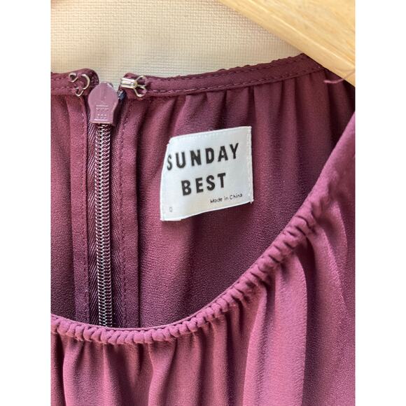 Aritzia Sunday Best Long-sleeved mini Dress Size 0 - Picture 2 of 8